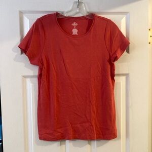 St. John’s Bay Coral shirt sleeve Women's T-Shirt Medium